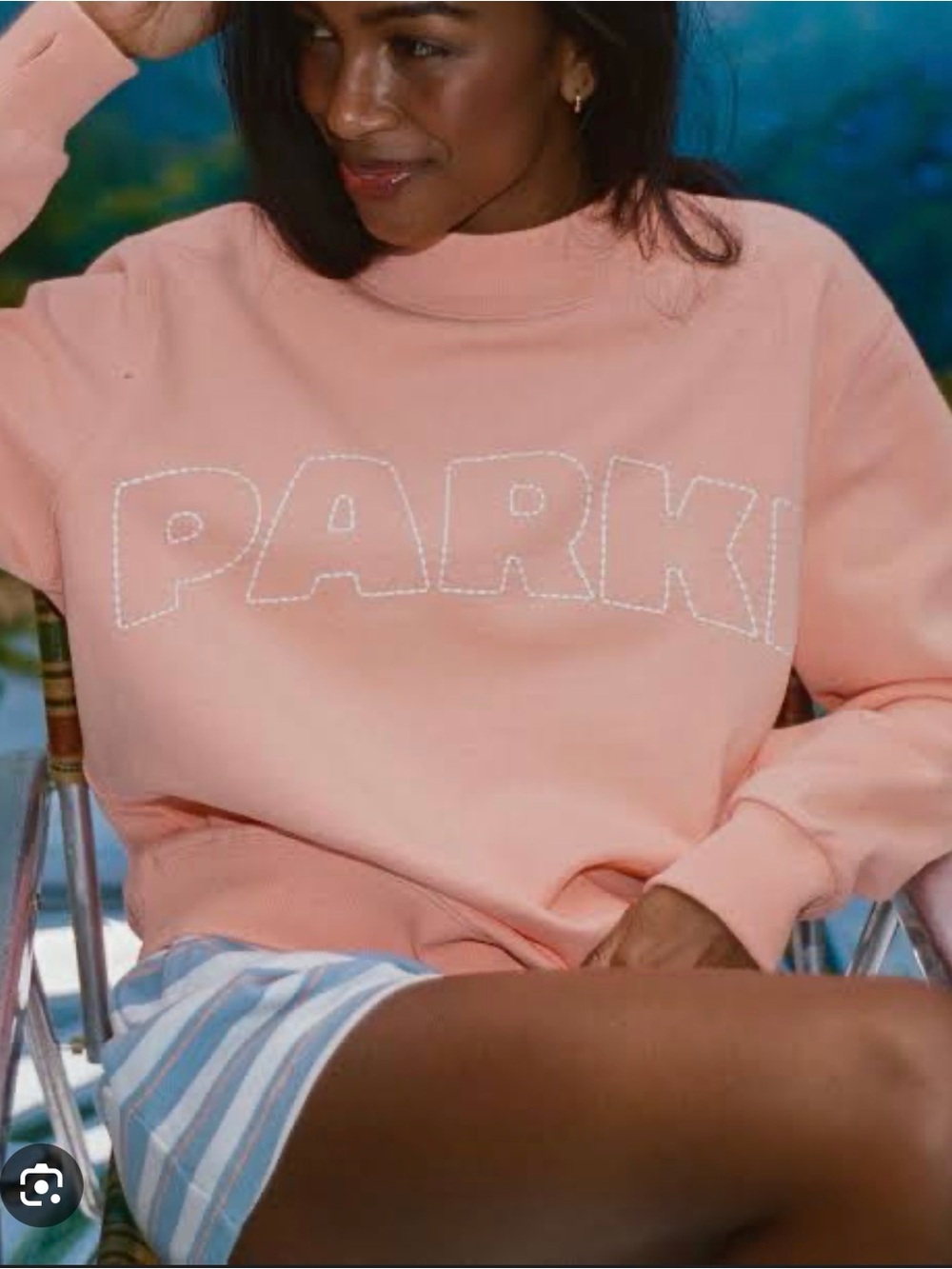 Parke x target Relaxed Crewneck Sweatshirt - Soft Peach